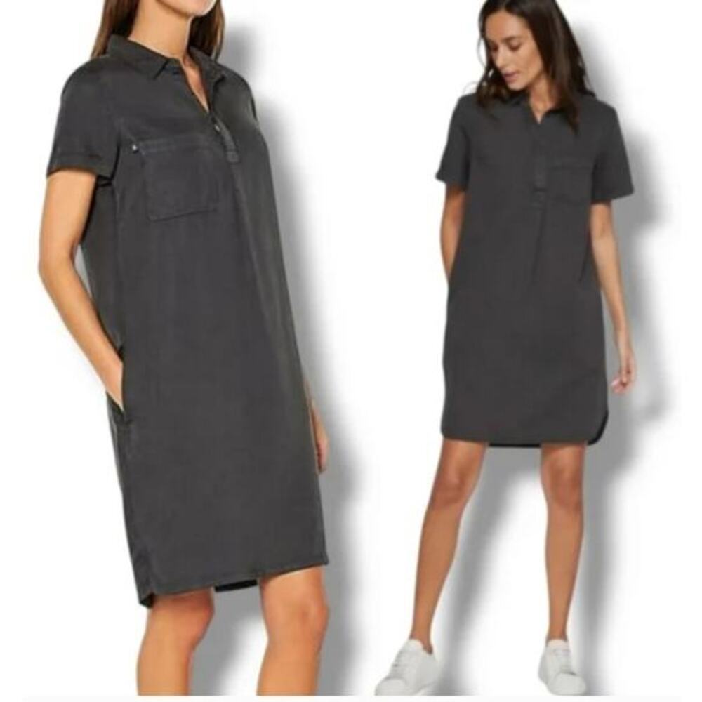 GAP Tencel Dress - Shadow Grey - Women's XS - New with Tags